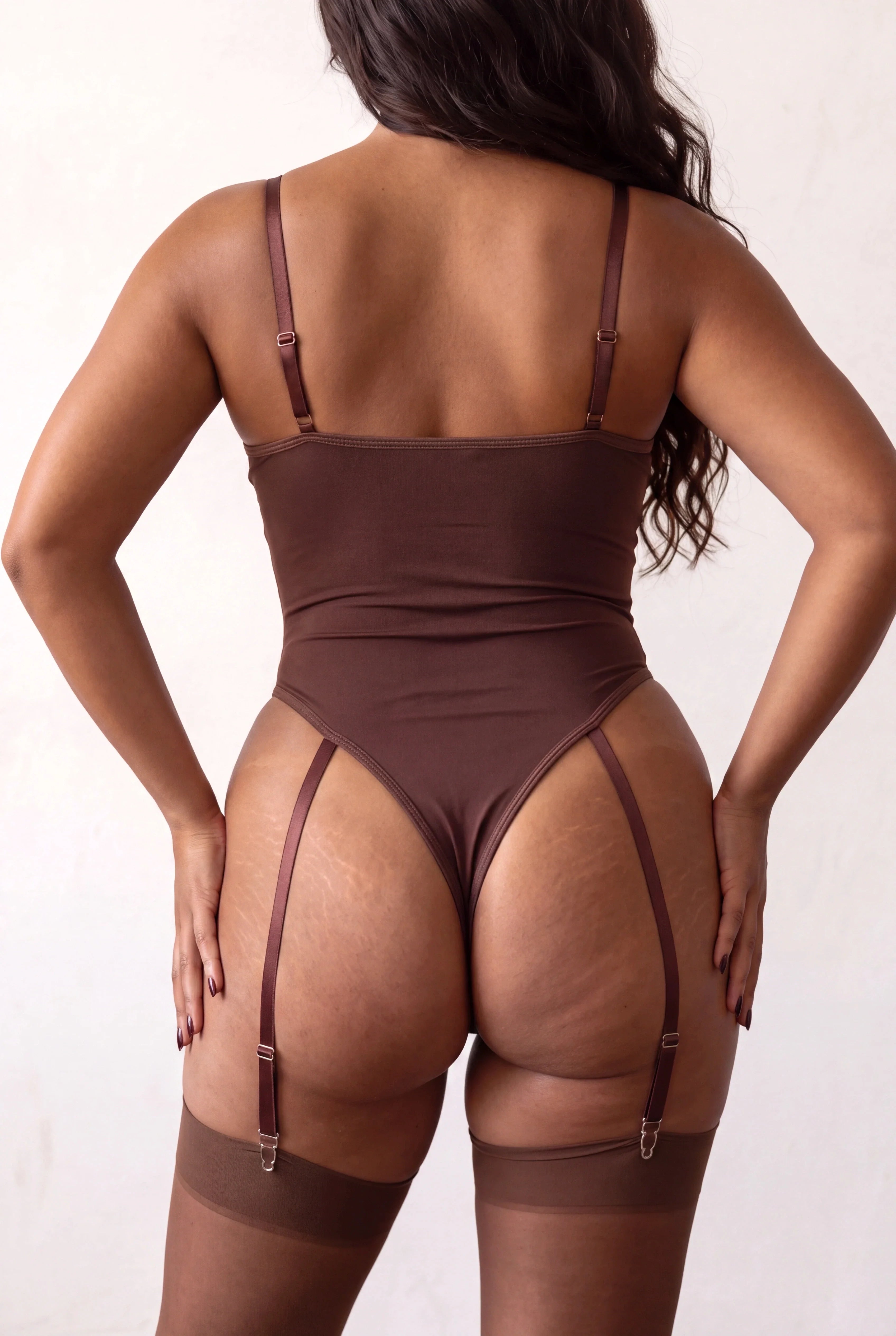 Body pour femme - GIA Chestnut - NAKED Underwear - Close-up produit dos