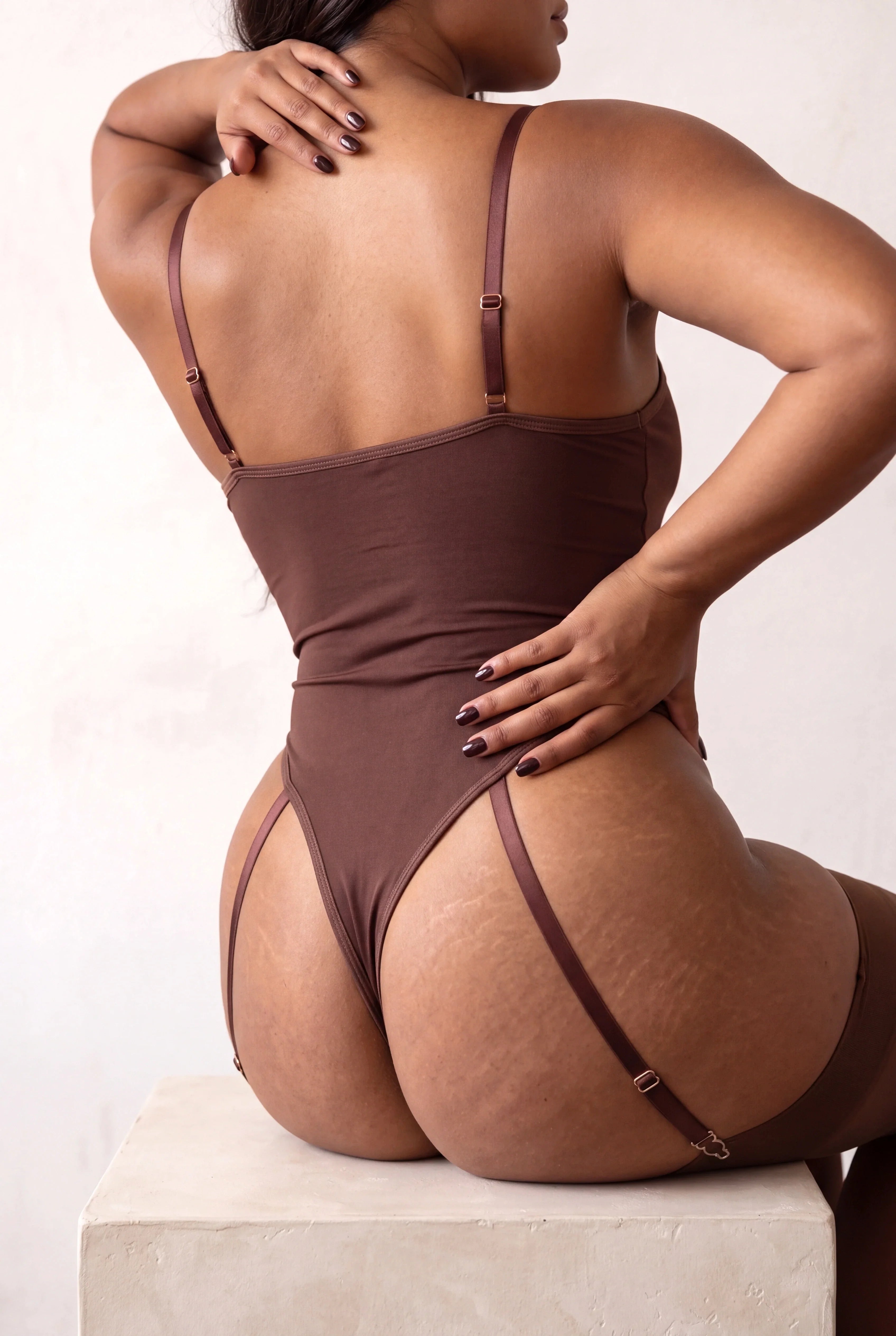 Body pour femme - GIA Chestnut - NAKED Underwear - Détail produit dos