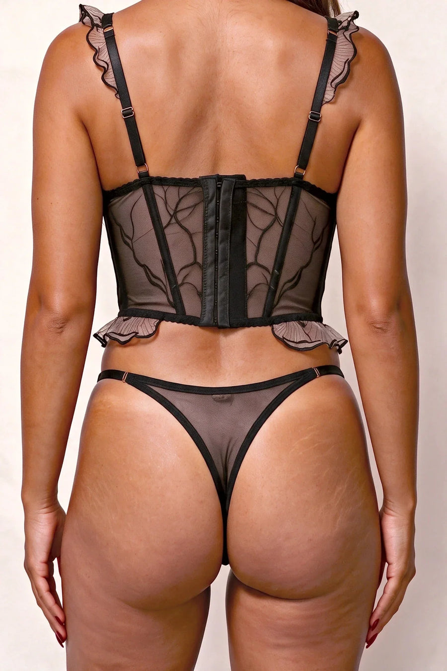Ensemble lingerie deux pièces - FEUILYNE Noir